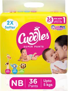Cuddles - Super Pants Pant Style Diaper - New Born