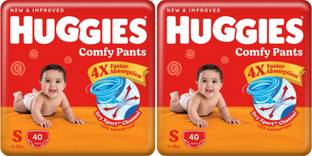 Huggies Complete Comfort Wonder Pants, India's Fastest Absorbing Diaper | - S
