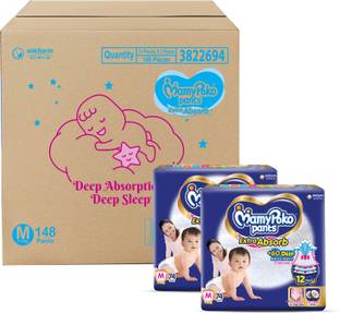 MamyPoko Pants Extra Absorb Baby Diapers,7-12 kg - M