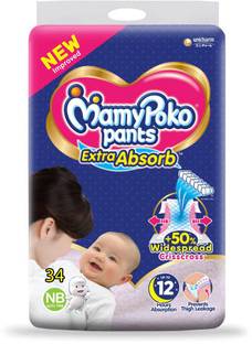 MamyPoko Pants Diaper New Born - (34) - New Born