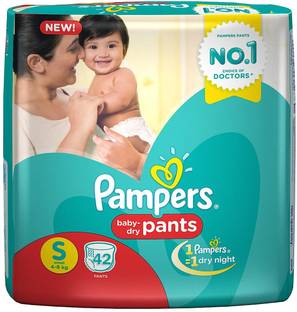 Pampers New Large Size Diapers Pants - S
