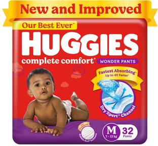 Huggies Wonder Pants Medium (M) Size Baby Diaper Pants - M