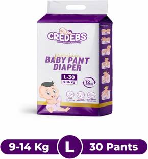 credebs By All Round Protection Diaper Pants, Anti Rash Blanket, Lotion with Aloe - L