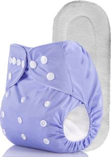 Taido Reusable Cloth Diapers + Insert Pad, Washable, 100% Absorption, 0 - 3 yrs - New Born