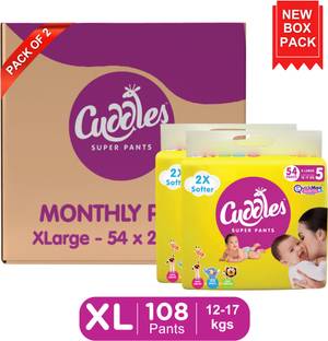 Cuddles - Super Pants Combo Pack - XL (54*2) - XL