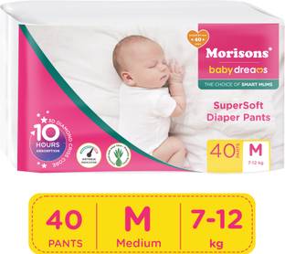 Morisons Baby Dreams Super Soft Diaper Pants - Medium - M