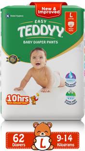 TEDDYY Easy Diaper Pants with Rash Protection and 3x Faster absorption Technology - L