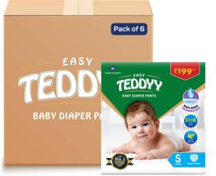 TEDDYY Baby Diapers Pants Easy Small 102 Count - S