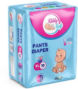 KiddySoft Pant Diapers for Baby-XL-10-3 Pack - XL