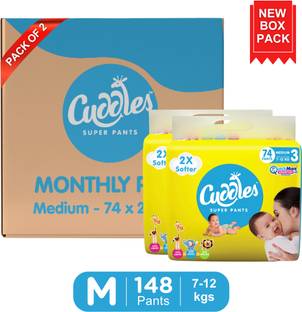 Cuddles - Super Pants Combo Pack - Medium (74*2) - M