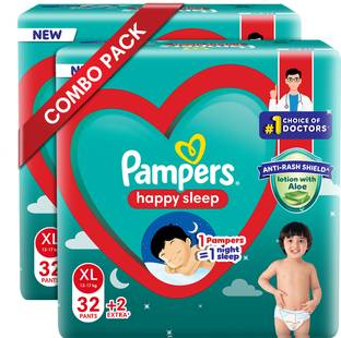 Pampers Happy Skin Pants Combo of 2 Pack - XL