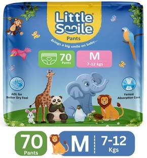 Little Smile Better Dry Feel Baby Diaper Pants | Medium - M