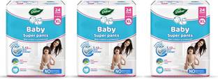 Dabur BABY SUPER PANTS XL 72 PCS DIAPER PACK OF 3 - XL