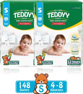 TEDDYY Easy Diaper Pants with Rash Protection and 3x Faster absorption Technology - S