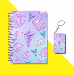 craft maniacs 2023 DOCTOR DIARY + KEYCHAIN A5 Notebook RULED 160 Pages