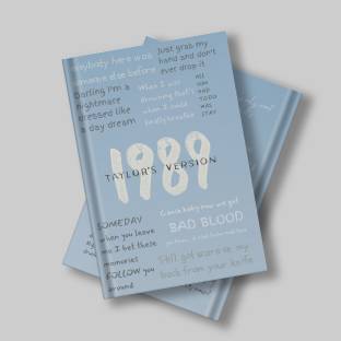 The Umbrella Store Taylor swift A5 Notebook Unrulled 100 Pages