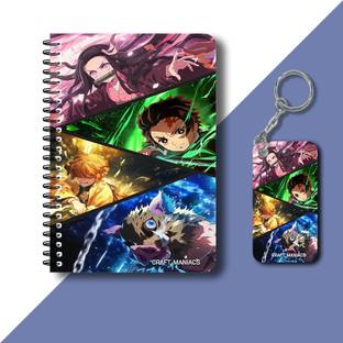 craft maniacs DEMON SLAYER 2023 NOTEBOOK COLLECTION A5 Diary RULED 160 Pages