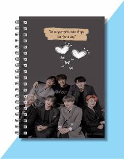 craft maniacs BTS DIARY A5 Diary RULED 160 Pages