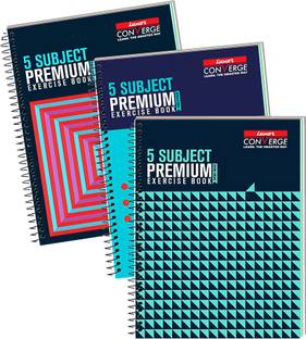 LUXOR Premium Exercise Regular Notebook Ruled 250 Pages