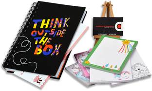 Flipkart SmartBuy Think Outside The Box Daily Undated Goal Planner To Do List A5 Planner Unruled 150 Pages