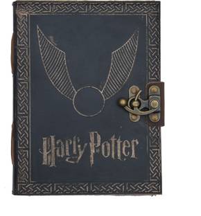 CRAFT CLUB Harry Potter leather Emboss With Vintage Antique Paper A5 Diary Un-Ruled 240 Pages