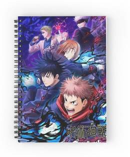 craft maniacs JUJUTSU KAISEN NOTEBOOKS A5 Notebook RULED 160 Pages