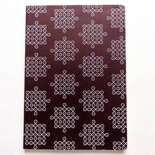 Doodle Monk Kadhambam Kolam A5 Notebook Unruled 96 Pages