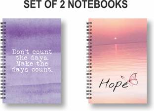 ROT RIX combo of 2 Notebooks A5 Diary Ruled 144 Pages