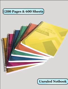 UNIQPAL Note book A4 Notebook Unruled 200 Pages