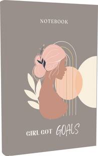 Kaanuka Ruled A5 Notebook Diary For Women (80 GSM)(172 Pages) A5 Notebook Ruled 172 Pages