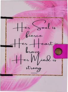 The Vintage Journal Her Soul Motivational Quotes With 100% Handmade Recycled Paper A5 Diary Unruled 144 Pages