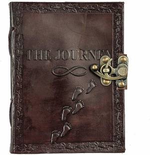Rjkart Handmade Leather Dairy A5 Diary Unruled 200 Pages