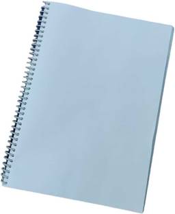noteshub na A4 Note Book SPIRAL Plain answer writing booklet 70gsm Premium quality (multicolor) 300 Pages