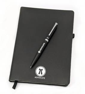 UJJi Advocate Gift Sets with Metal Pen & Notebook A5 Gift Set Ruled 186 Pages