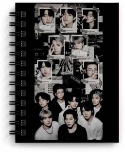 craft maniacs BTS 2023 NEW DIARY COLLECTION A5 Note Book RULED 160 Pages