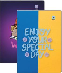 Pragya Elite Collection |(21x29.7 CM)|Journal Notebook for Student and Office A4 Notebook Plain Unruled 296 Pages
