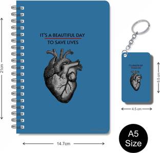 craft maniacs 2023 DOCTOR DIARY + KEYCHAIN A5 Notebook RULED 160 Pages
