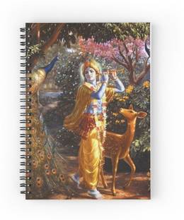 craft maniacs KRISHNA COLLECTION A5 Notebook RULED 120 Pages