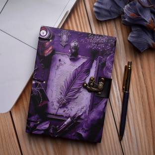 NIZAM HANDICRAFT Creative Hand Crafted A5 Notebook UNRULED 200 Pages