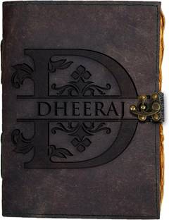 DI-KRAFT Handmade Classic Design Leather-DHEERAJ Printed Diary A5 Diary Unruled 200 Pages
