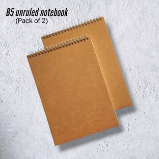 Tor Sketch Book B5 Top Spiral-Bound Sketchpad Paper drawing doodling and colouring B5 Notebook Unruled 60 Pages