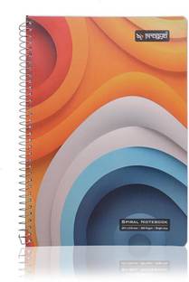Pragya Spiral Notebook | (21x29.7 CM) | 600 GSM A4 Notebook Single Line 300 Pages