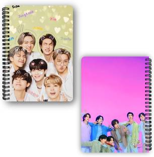 Goku Ki Dukan BTS Kpop Notebook A5 Diary Unruled 150 Pages