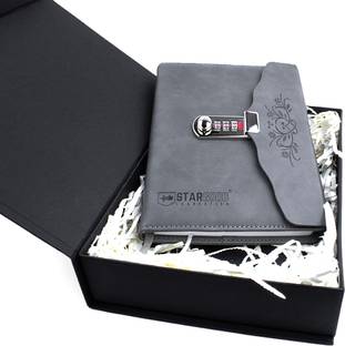 Stargood Innovation Lock Diary with Gift Box A5 Diary Ruled 162 Pages