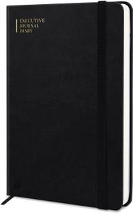 Jhingalala Leather Notebook Diary with Elastic Lock I Executive Notebook Journal Diary A5 Diary Ruled 192 Pages