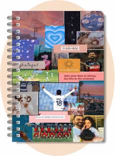 craft maniacs DIARY COLLECTION A5 Notebook RULED 160 Pages