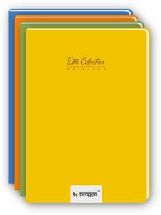 Pragya Elite Collection | Hard Case Notebook A4 Notebook Single Ruled 200 Pages