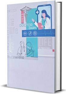 Greeshma Doctor's Diary ( Good health is true wealth ) Regular Diary 2025 Single Rule 364 Pages