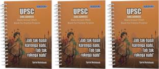 Kaanuka UPSC Practice Answer Sheet For Mains A4 Notebook Unruled 220 Pages