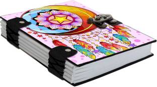 DI-KRAFT Printed Diary Notebook With Lock Clasp For Gift/Office Use (5*7 Inch,160 Pages) A5 Diary Unruled 160 Pages